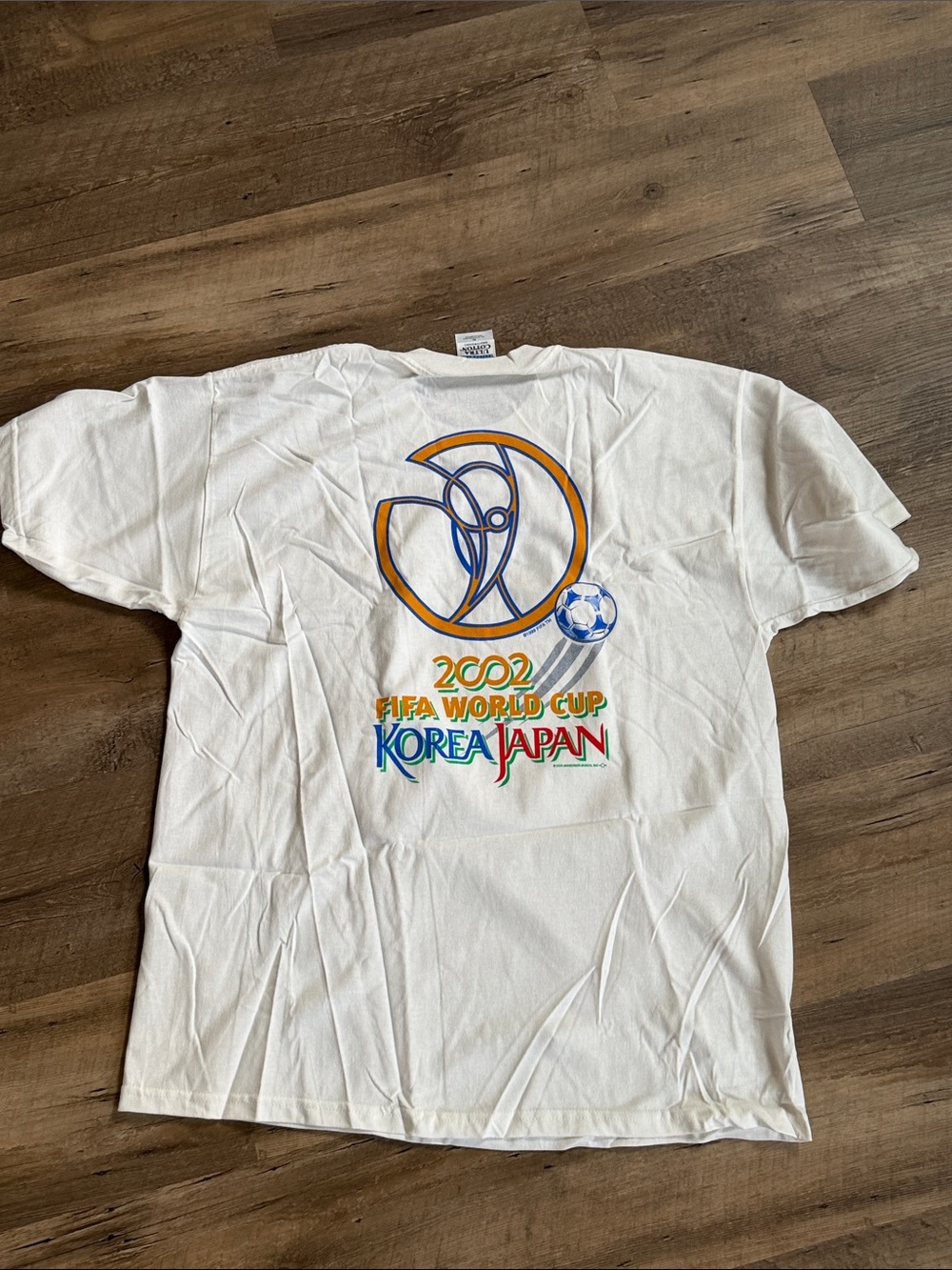 New Vintage 2002 FIFA World Cup Korea Japan 
Budweiser T-Shirt